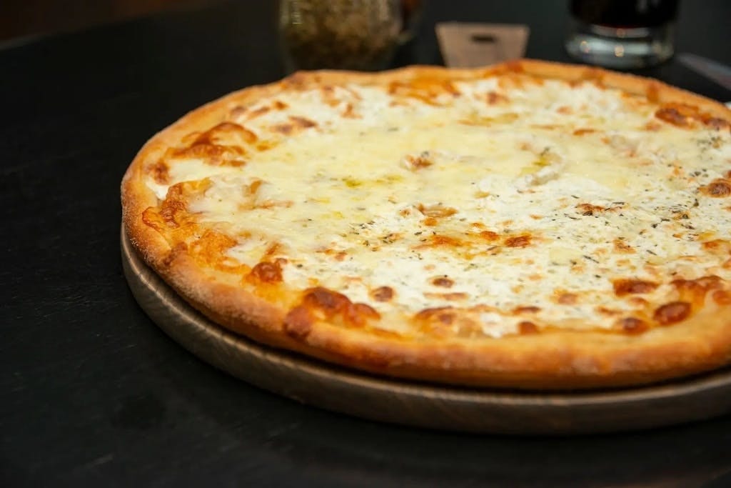 White Pizza with Ricotta Cheese.